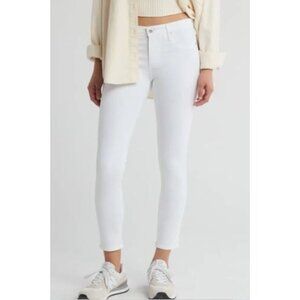 AG Adriano Goldschmied Super Skinny Jeans Womens 29R Abbey Ankle BW19089 White